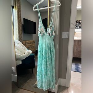 Letarte Handmade Camo Long Tri Dress
